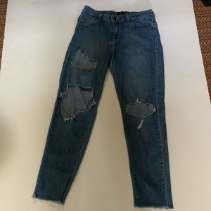 Just Black ripped jeans- size 29